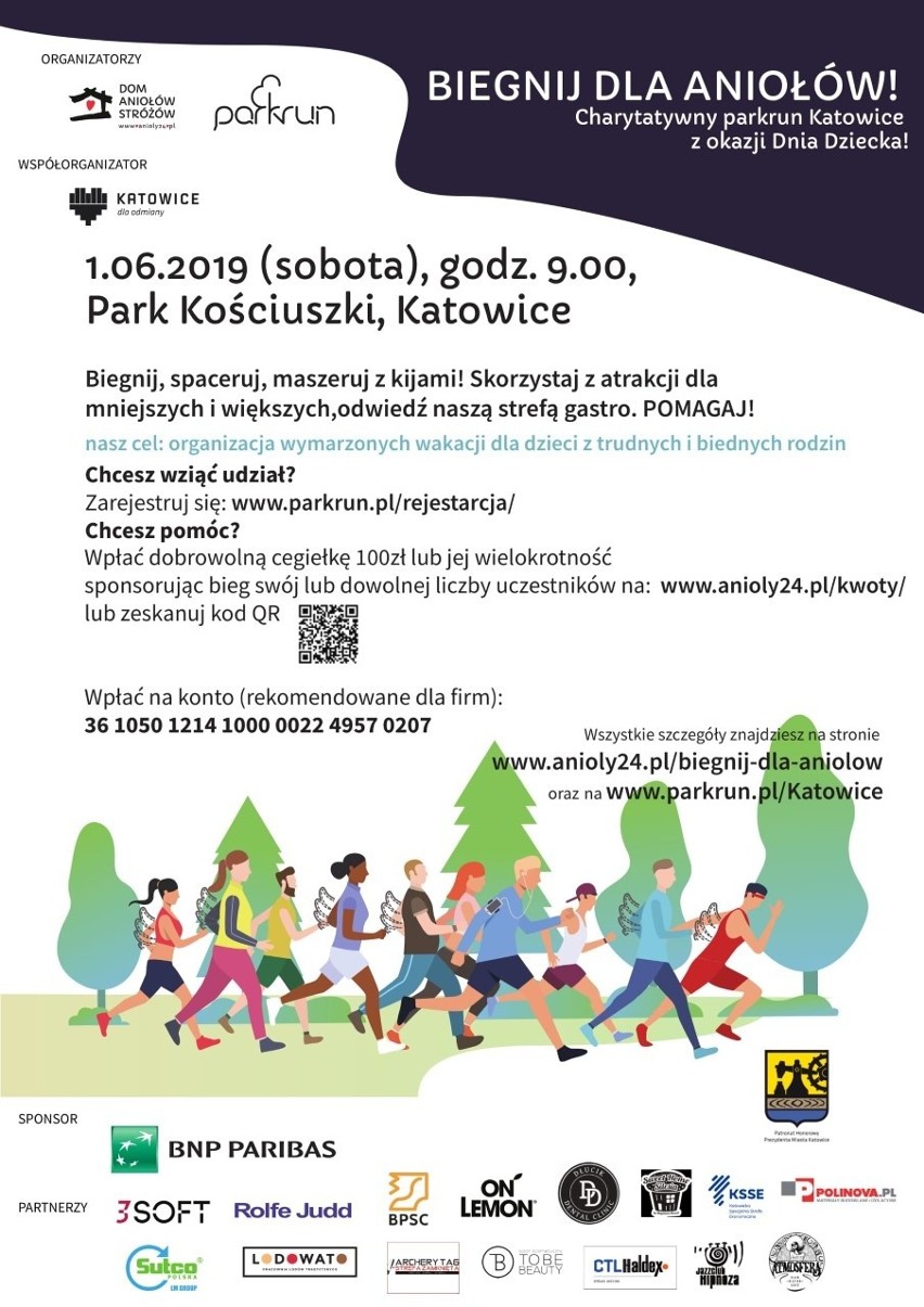 „BIEGNIJ DLA ANIOŁÓW! Charytatywny parkrun Katowice z okazji...