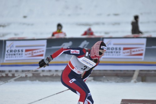 Justyna Kowalczyk w Kuusamo dwukrotnie była druga.