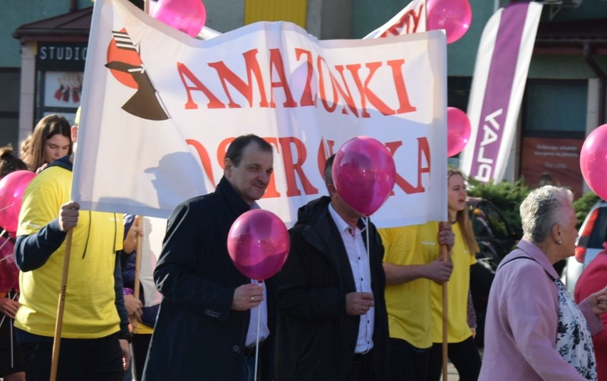 Marsz Różowej Wstążeczki w Ostrołęce [ZDJĘCIA, WIDEO]