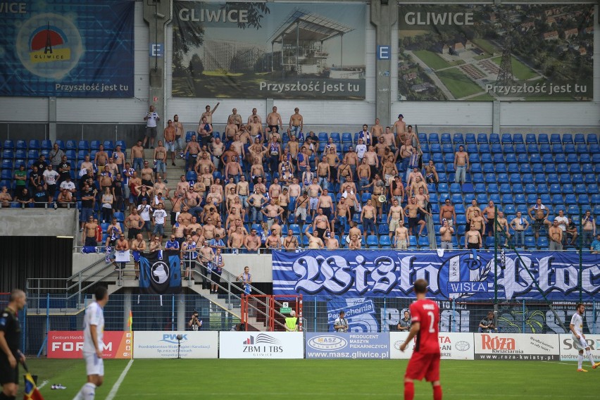 Kibice na meczu Piast Gliwice - Wisła Płock [GALERIA]