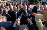 Prezydent Andrzej Duda w Lubaczowie. Na Rynku spotkał się z mieszkańcami Lubaczowa i powiatu lubaczowskiego [ZDJĘCIA]