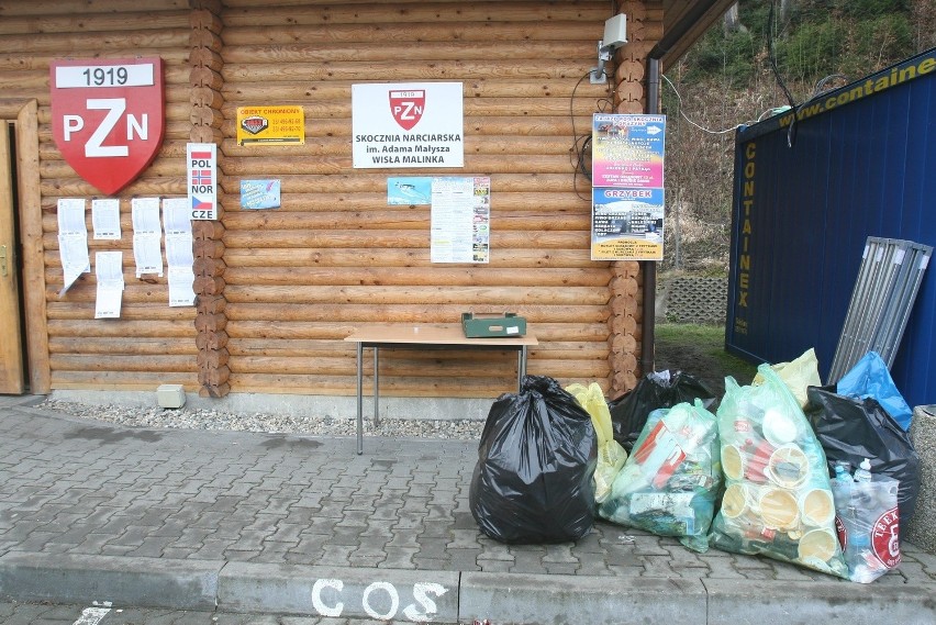 Skocznia w Wiśle Malince po zakończeniu zawodów PŚ w skokach...