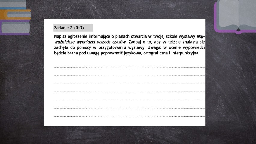 Egzamin ósmoklasisty 2019. [17.11] Język polski - test próbny ósmoklasisty z Gdańskim Wydawnictwem Oświatowym