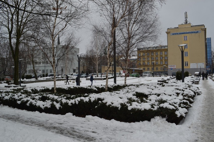 Atak zimy w Częstochowie. Straż miejska apeluje o odśnieżanie, a policja o ostrożność