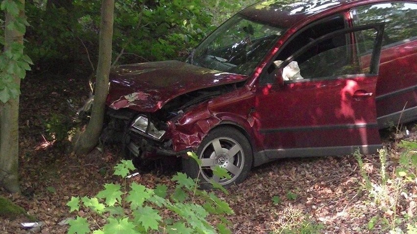 W niedzielę przed południem na trasie między Kruszyną, a...