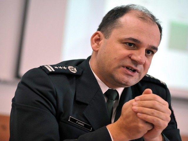 Na zdjęciu dyrektor Izby Celnej w Przemyślu, Piotr Daniel.