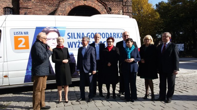 Spotkanie przedwyborcze śląskiej PO na Nikiszowcu w Katowicach