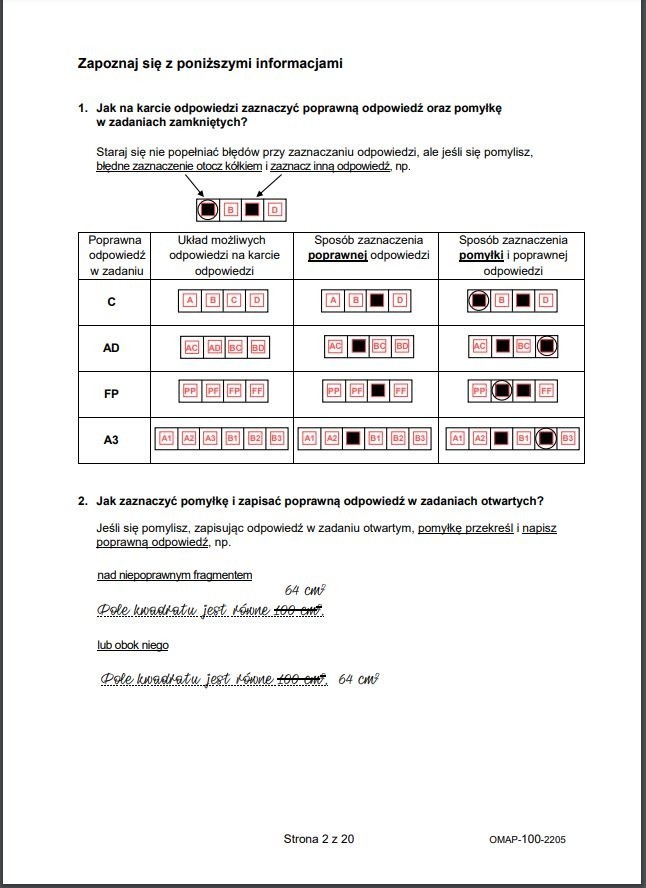 Egzamin ósmoklasisty 2022 matematyka. Odpowiedzi, zadania i arkusze CKE. Co było na egzaminie z matematyki? (25.05.2022)