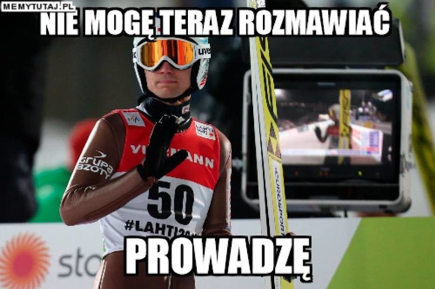 Memy z polskimi skoczkami. Kibicom dopisują humory