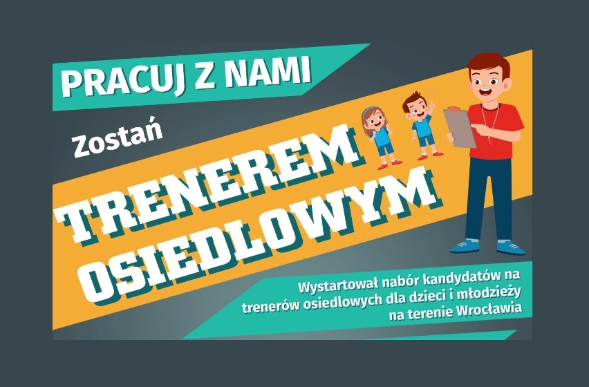 Wrocław. Trener Osiedlowy 2022 - jest praca dla studentów AWF. Trwa nabór