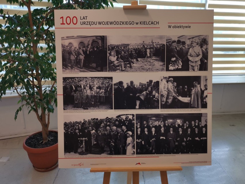 Wojewoda Zbigniew Koniusz otworzył wystawę poświęconą 100. rocznicy oficjalnego rozpoczęcia pracy przez Urząd Wojewódzki w Kielcach [ZDJĘCIA