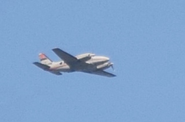 W środę samolot  SP-FPK firmy MGGP Aero przez kilka godizn latał nad Przemyślem.