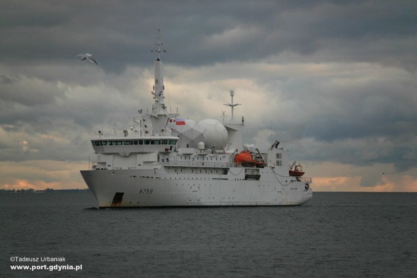 Francuski okręt Dupuy de Lome w Gdyni