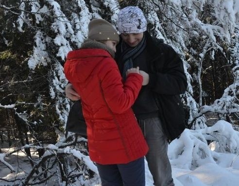 Ta para zaręczyła się na szczycie Łysicy.