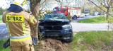 Wypadek na drodze wojewódzkiej nr 163 w Stramnicy w powiecie kołobrzeskim. Zderzyły się dwa auta [ZDJĘCIA]
