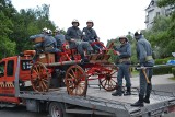 Parada sikawek konnych na rozpoczęcie Zawodów Zabytkowych Sikawek w Jastrzębiu ZDJĘCIA