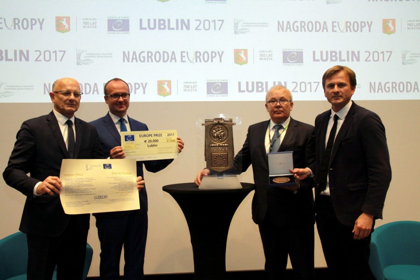 Lublin odebrał Nagrodę Europy 2017 (ZDJĘCIA)