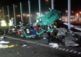 Wypadek śmiertelny na autostradzie A1 w Piekarach ZDJĘCIA Cysterna zderzyła się z ciężarówką