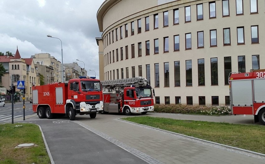 Alarm w Sądzie Apelacyjnym w Łodzi [zdjęcia]