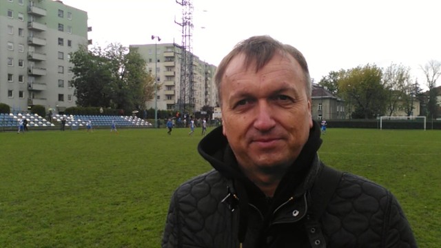 Trener Hutnika Leszek Janiczak