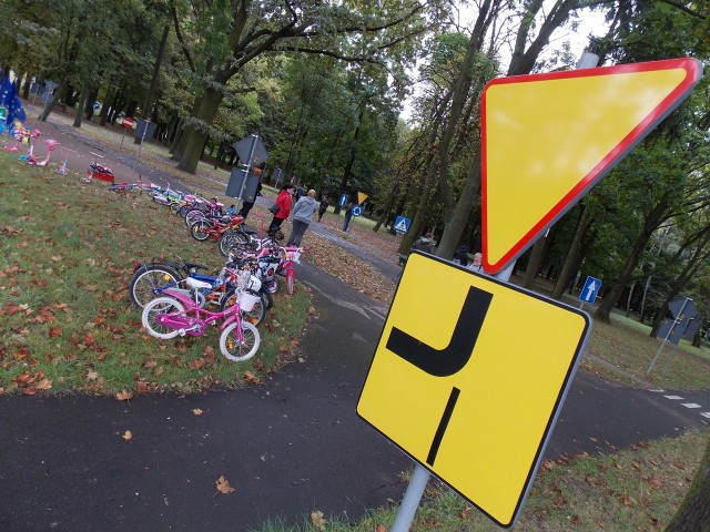 Miasteczko ruchu drogowego w parku Kopernika (na zdjęciu) od piątku będziemiało konkurencję!
