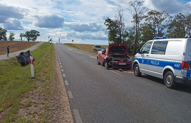 Kolizja na odcinku drogi Zaleskie – Duninowo