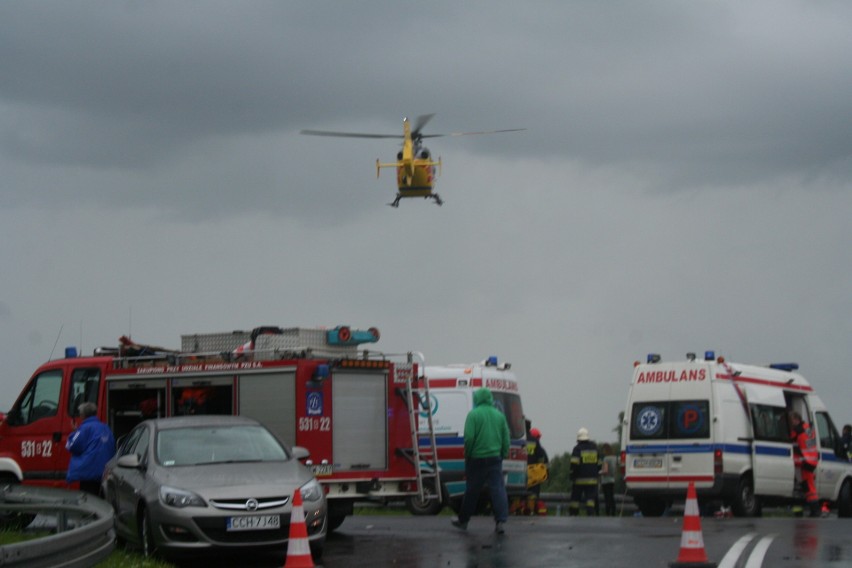 Wypadek autokaru Gdynia-Katowice w Głogówku Królewskim