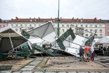 Burza superkomórkowa siała zniszczenia w całej Wielkopolsce