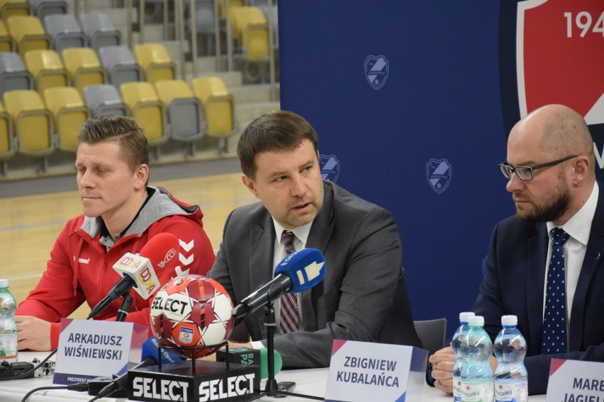 Konferencja prasowa w Stegu Arenie.