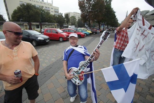 Kibice z Finlandii opanowali Katowice