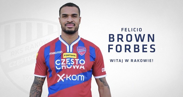 Felicio Brown Forbes zamienił Koronę Kielce na Raków Częstochowa.