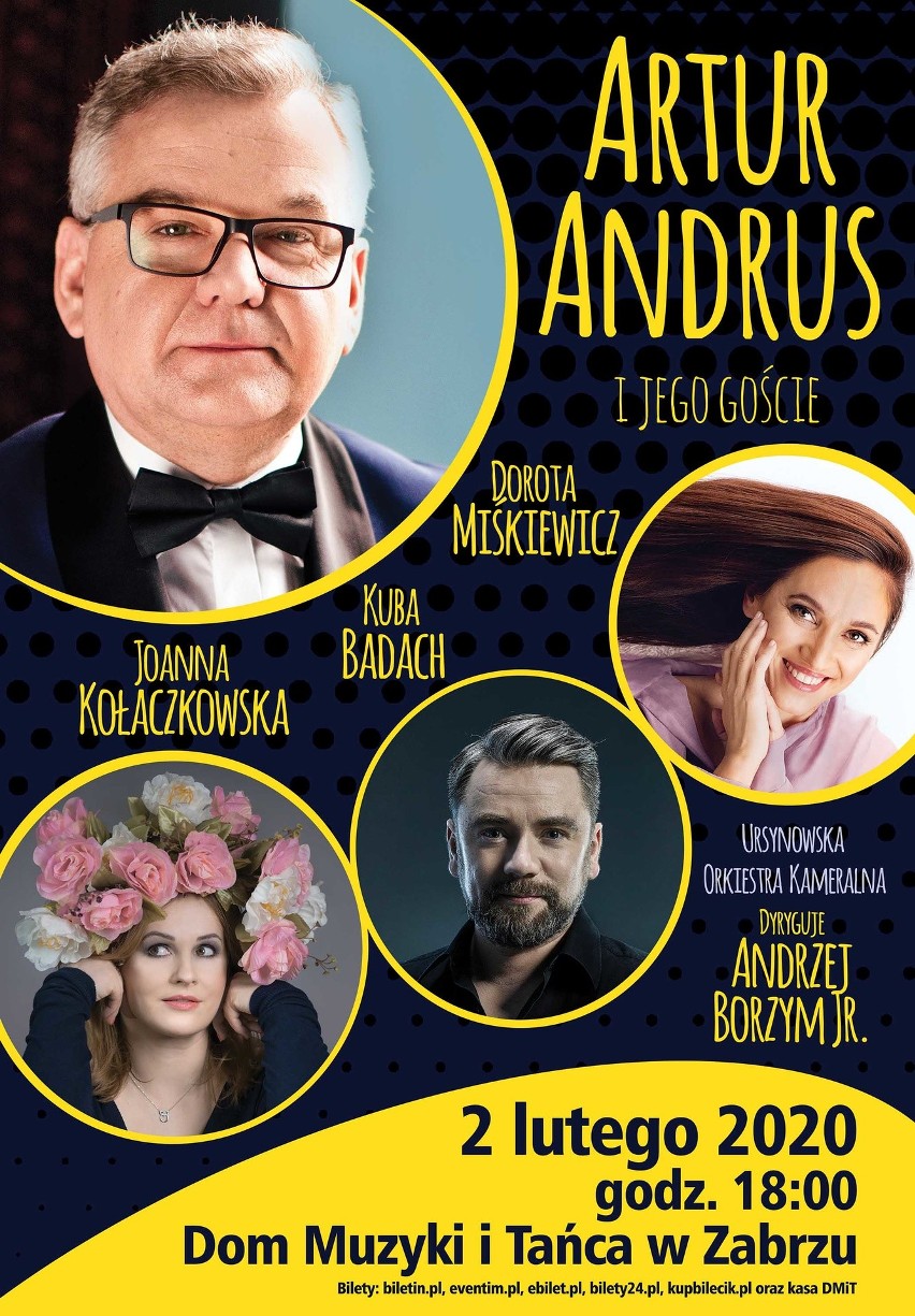 ARTUR ANDRUS i jego goście. Zapraszamy na Recital Kabaretowy Artura Andrusa!