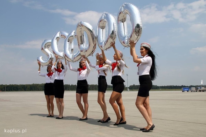 Lotnisko Lublin obsłużyło półmilionowego pasażera (ZDJĘCIA)