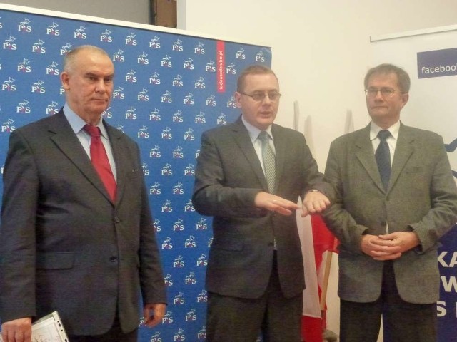 Od lewej: Tadeusz Dziuba, Adam Pawlik, Zbigniew Czerwiński