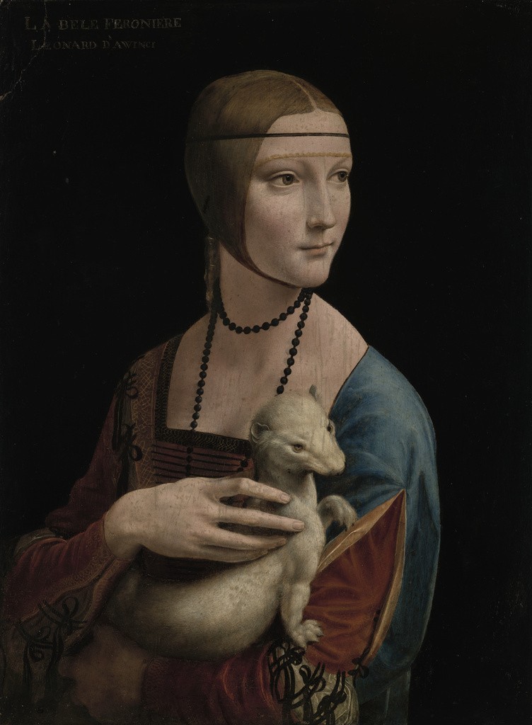 Leonardo da Vinci, Dama z gronostajem, ok. 1490