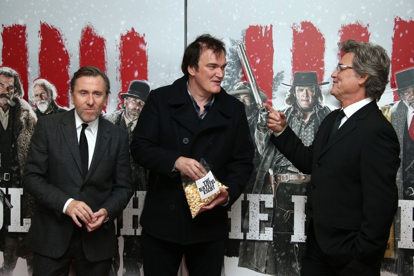 "Nienawistna ósemka" - Tarantino i odtwórcy głównych ról...