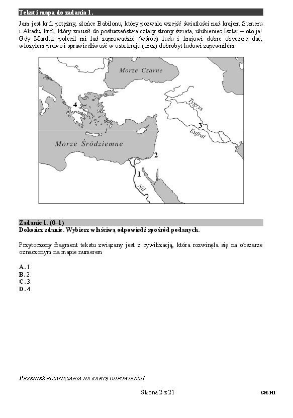 EGZAMIN GIMNAZJALNY 2015. Piramida czy Akropol [ARKUSZ,...