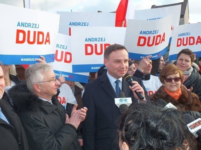 Andrzej Duda, kandydat na prezydenta Polski, odwiedził Starachowice.