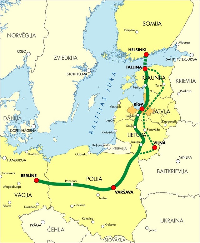 Projekt zawiera najważniejsze inwestycje takie jak Rail Bialtica czy też Via Baltica