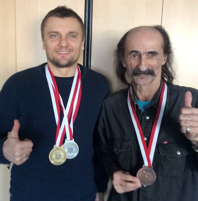 Janusz Popławski- z prawej i Daniel Kossowski. Brawo!