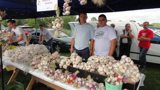Producenci z gminy Słomniki promują warzywo na święcie czosnku
