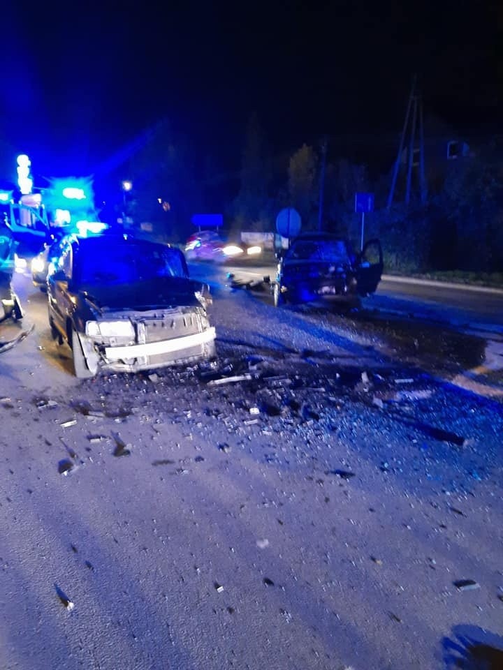 Wypadek w Węgrzcach w gminie Zielonki na drodze krajowej nr...