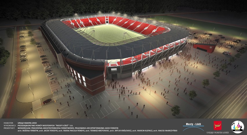 Tak będzie wyglądał nowy stadion przy al. Piłsudskiego [WIZUALIZACJA]