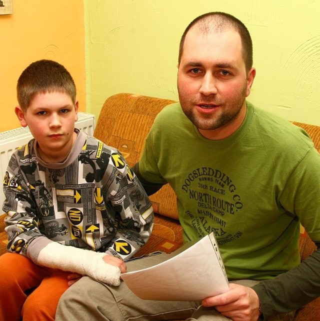 Dariusz Rudnicki z synem: - Nie chodzi mi o 20 złotych, ale o zasadę.
