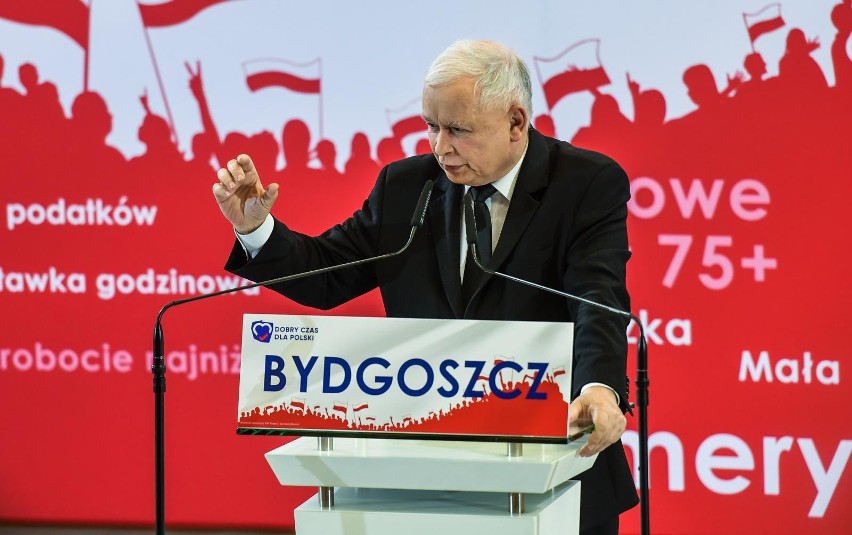 Konwencja PiS w Bydgoszczy - przyjechał Jarosław Kaczyński [zdjęcia]