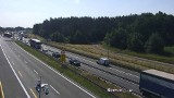 Utrudnienia na małopolskim odcinku autostrady A4. Wypadek w Krakowie i pod Bochnią. Zablokowane pasy ruchu 