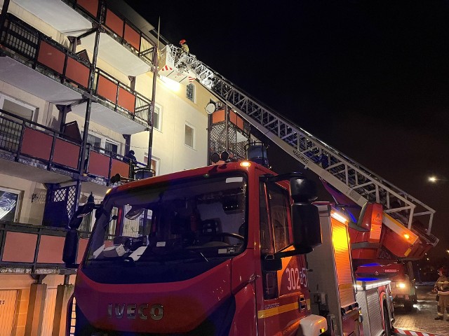 Pożar w Gdańsku przy ulicy Wilanowskiej. Szybka reakcja strażaków