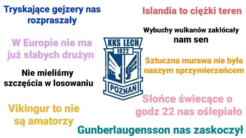 Memy po porażce Lecha Poznań na Islandii...
