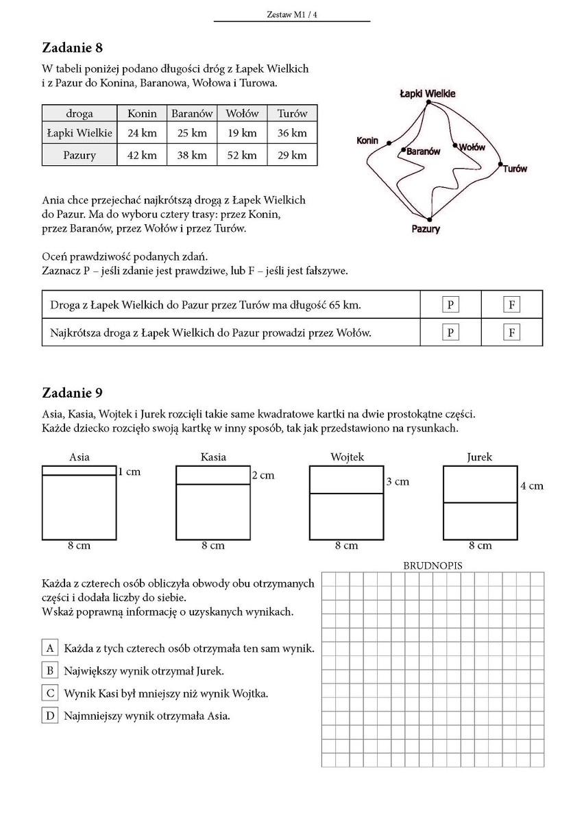 Sprawdzian piątoklasisty DUMa 2014 [ARKUSZ PDF, TEST,...