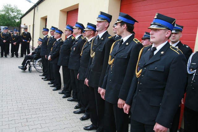 Święto strażaków w Komendzie Miejskiej Państwowej Straży Pożarnej przy ulicy Przybyszewskiego w Łodzi.